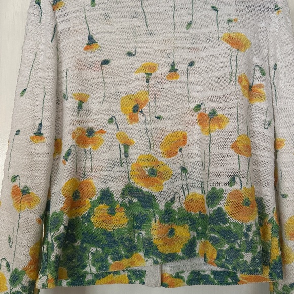 St.John Sport Knit Floral Twin Cardigan Set - Picture 8 of 16